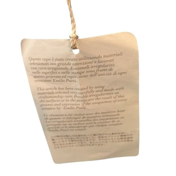 Emilio Pucci Gathered silk and cotton blend chiffon top azure size 8 - Picture 7 of 12